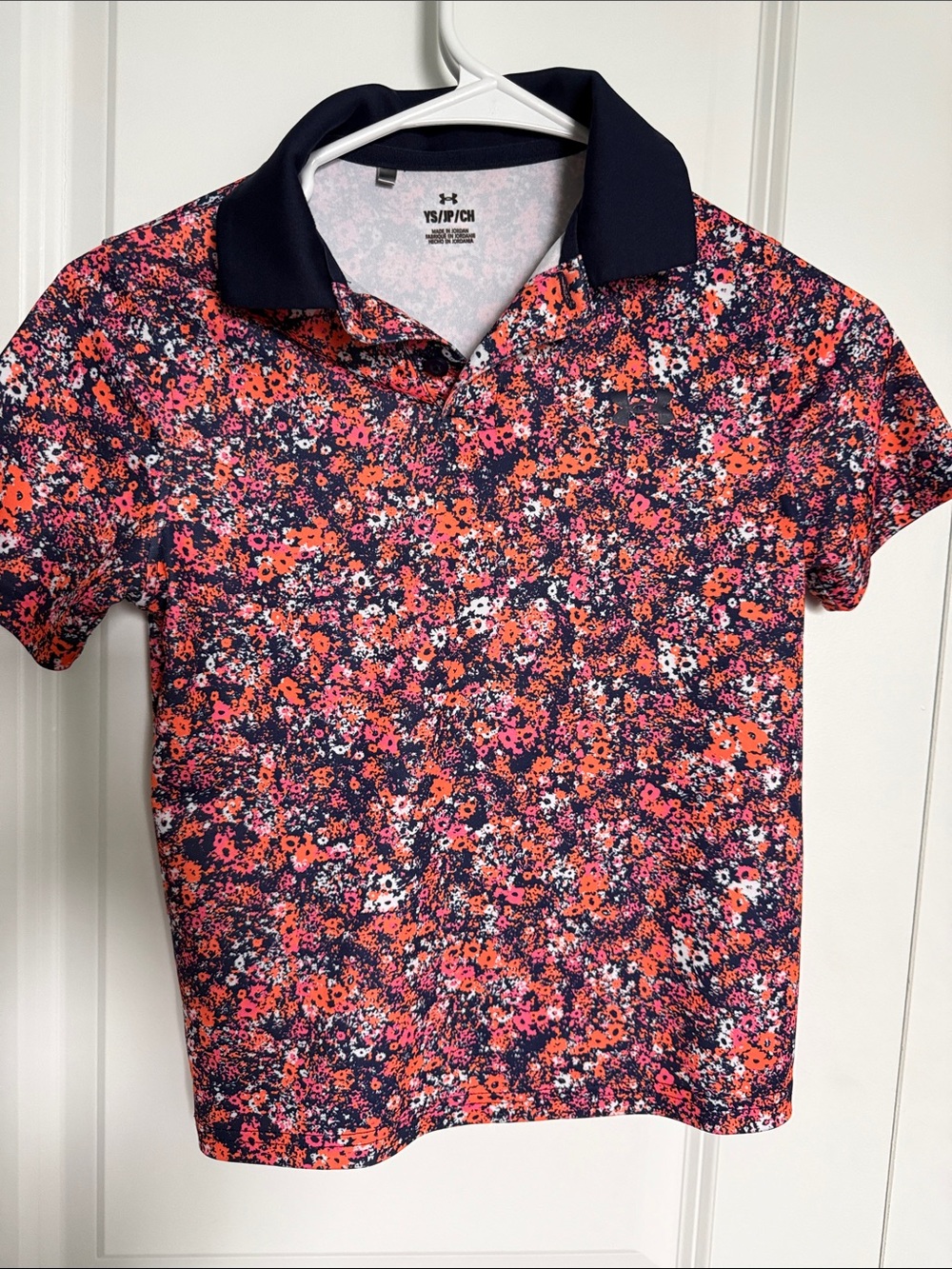 Under Armour BOYS Floral Polo